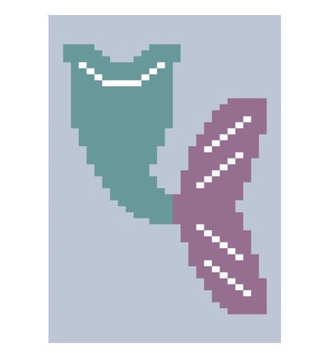 Mermaid Tail - Finger Knitting / Chunky Knit Blanket Pattern
